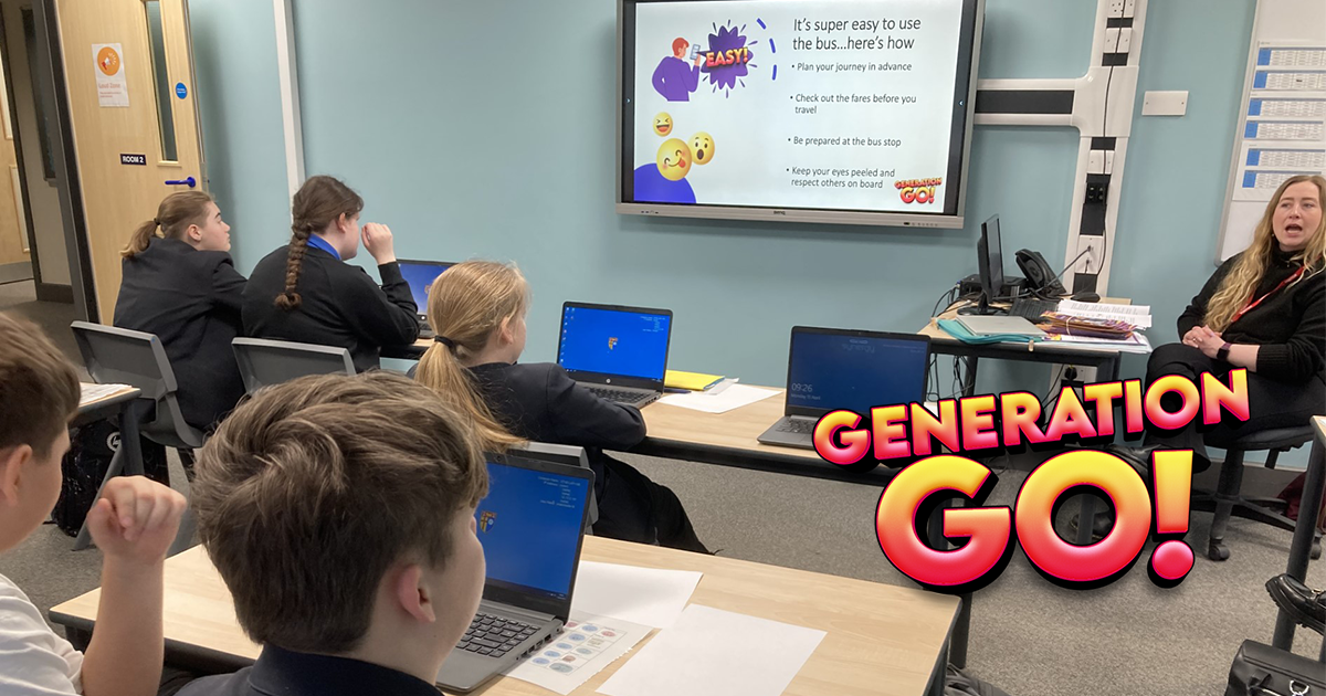 Generation Go Comes to Stalham High School SRB - konectbus