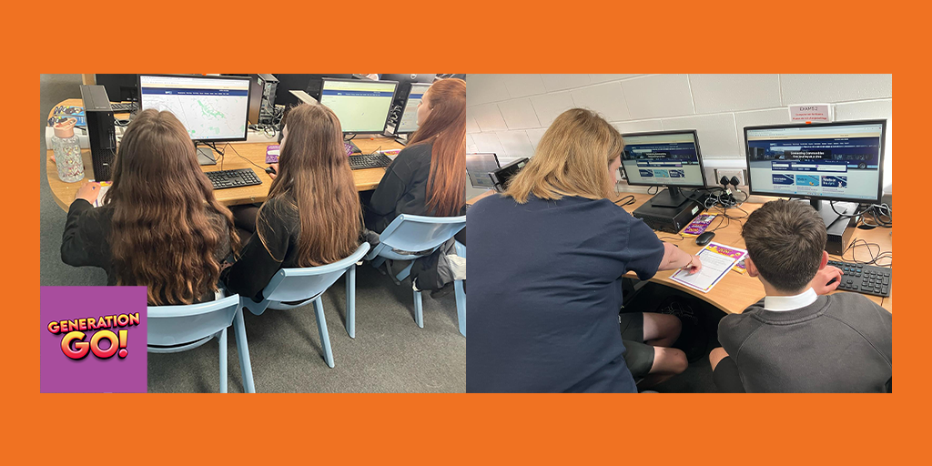 High School Children participating in Generation Go events
