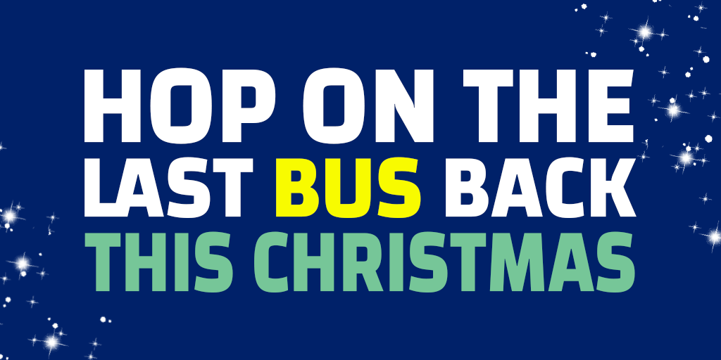 Hop on the Last Bus Back this Christmas