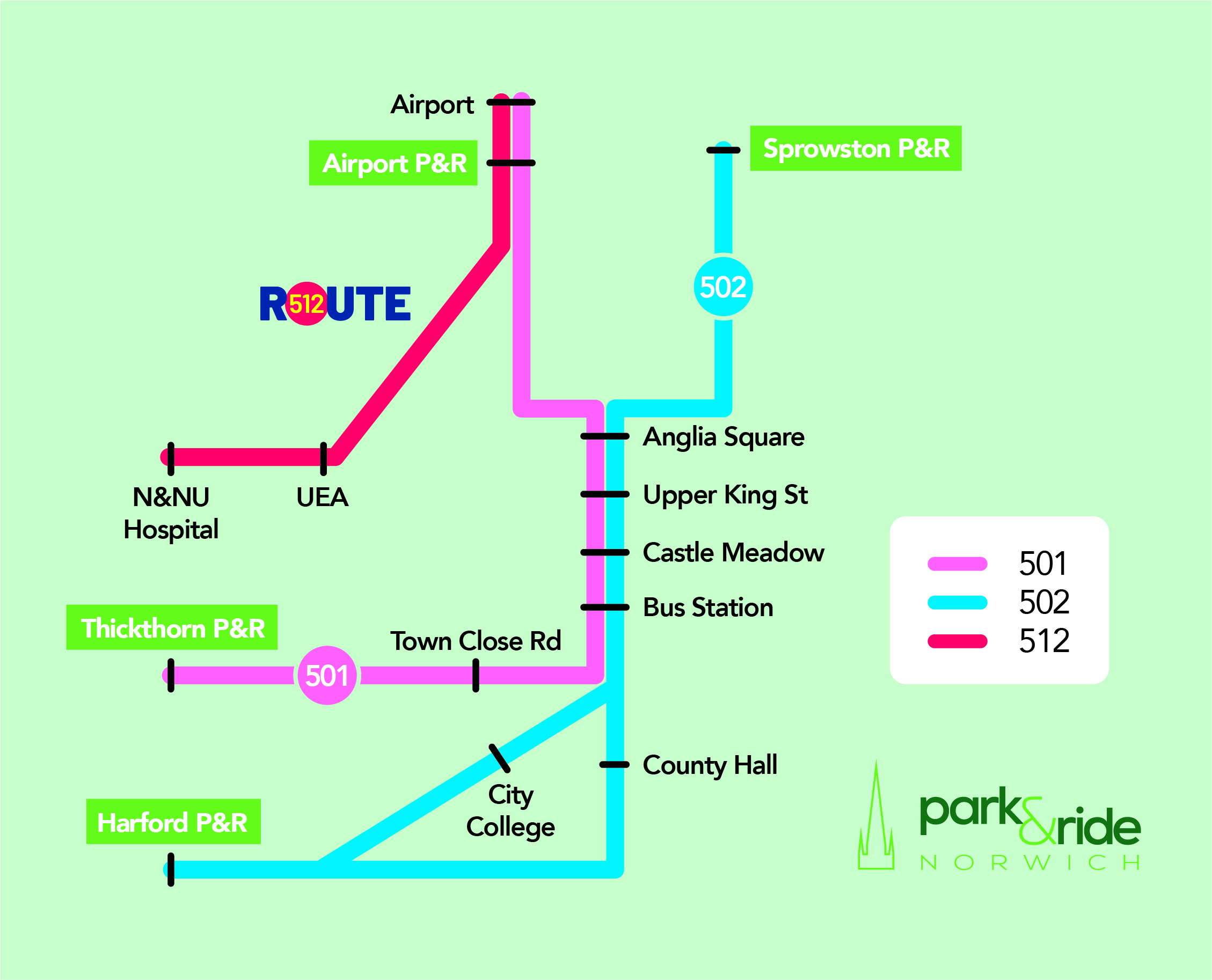 Stirling park and ride timetable