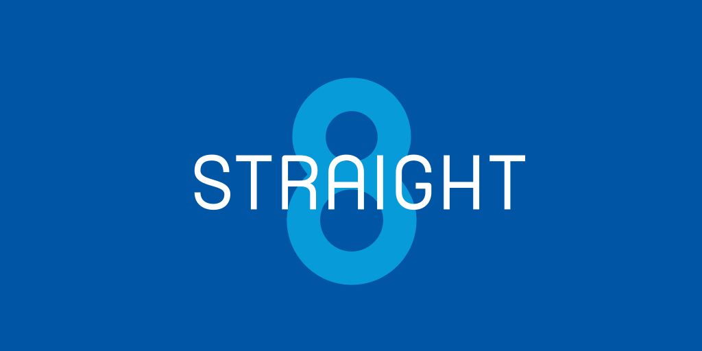 image of straight 8 logo